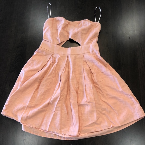 Ava Peach Sun Dress